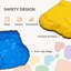 AIYAPLAY Balance Stepping Stones, 6-Piece Balance Stones for Kids, Ages 3-8