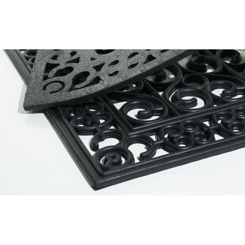 Renly Geometric Doormat, 24" W x 36" L