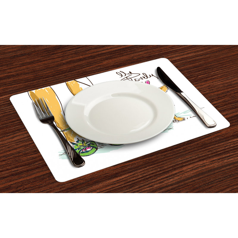 Polyester Animals/Nature Rectangle Placemat