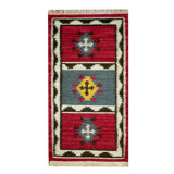Moorpark Southwestern Handmade Kilim Wool Gray Area Rug