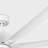 Generation Lighting Fan Terrazas Indoor Ceiling Fan with Threaded Downrod, Matte White ABS blades and Handheld Remote-1321663139