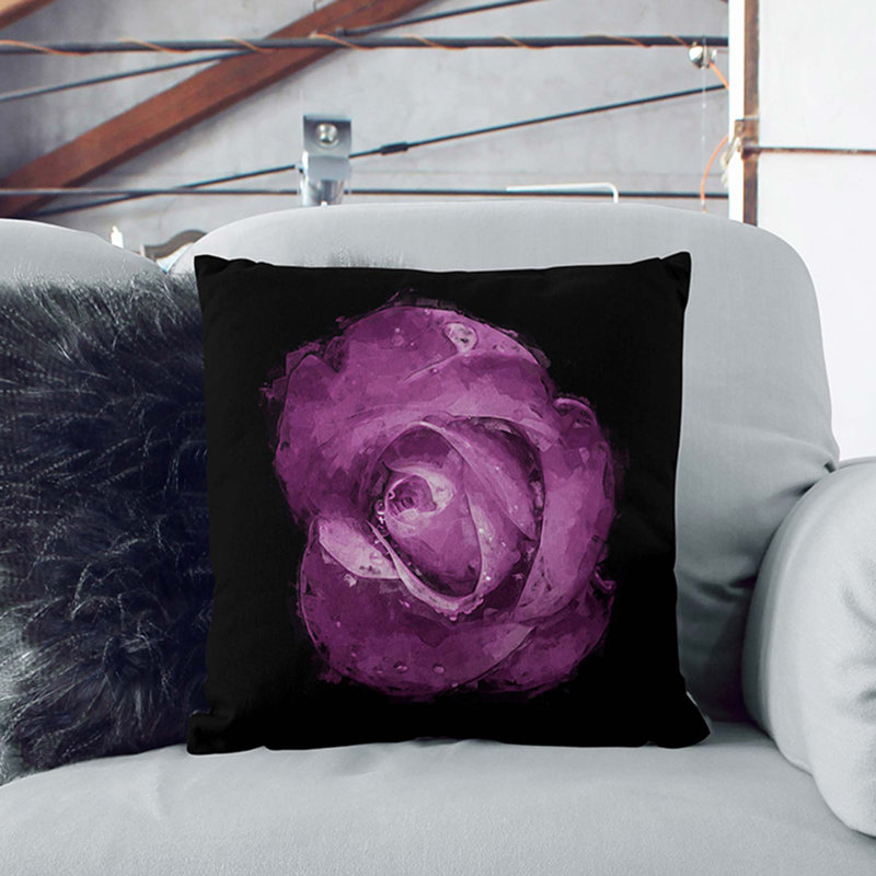 Square Throw Cushion, 55cm H x 55cm W x 20cm D