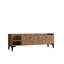 Keikei Unfinished TV Stand with Fireplace Included-99234572