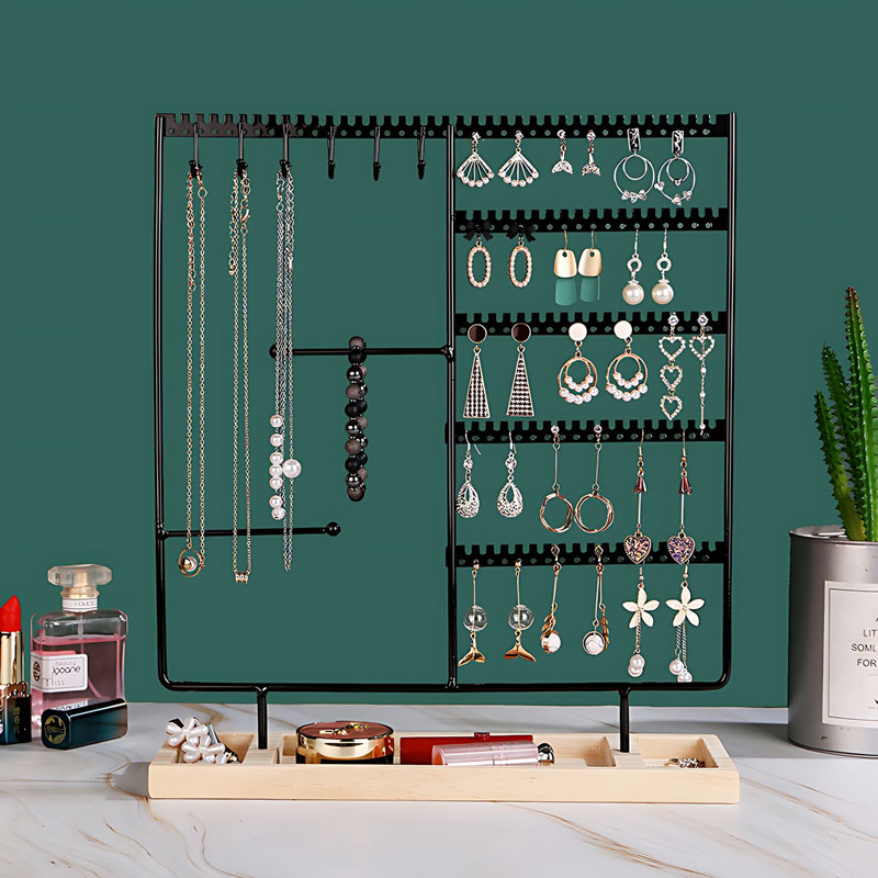 Porte-bijoux +, Noir