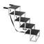 Escalier pour chien pour voiture à 5 marches pliables pour chien en aluminium pouvant supporter jusqu'à 150 lb