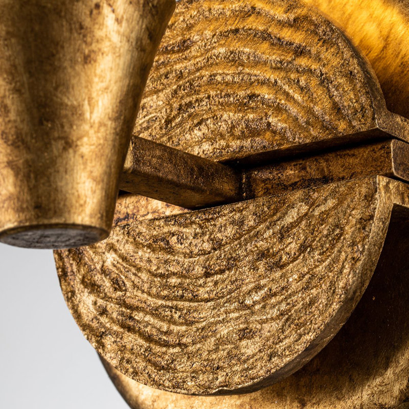 Lemoine Bath Sconce, Gold Leaf 