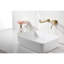 Robinet de lavabo mural en nickel brossé avec bonde escamotable, poignée simple pour un contrôle pratique du débit d'eau, aérateur lisse, gestion efficace de la salle de bain en acier inoxydable rouille, conception d'éclaboussures,-128135558
