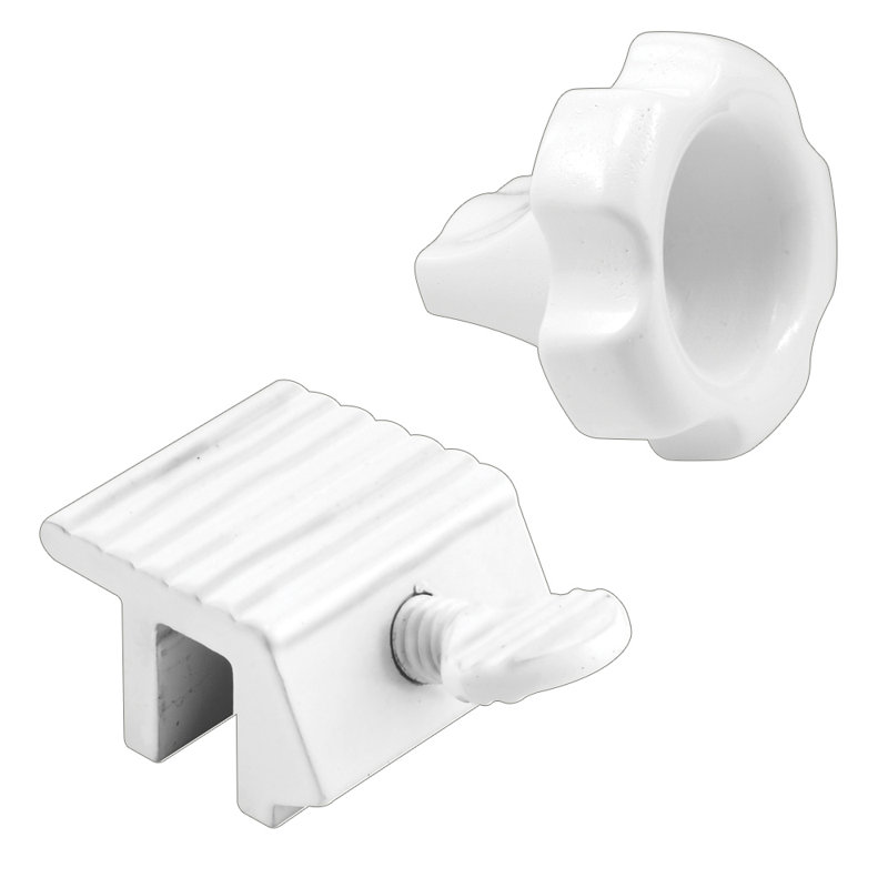 Clé de verrouillage et serrure de fenêtre Prime-Line, finition blanche (paquet de 1)