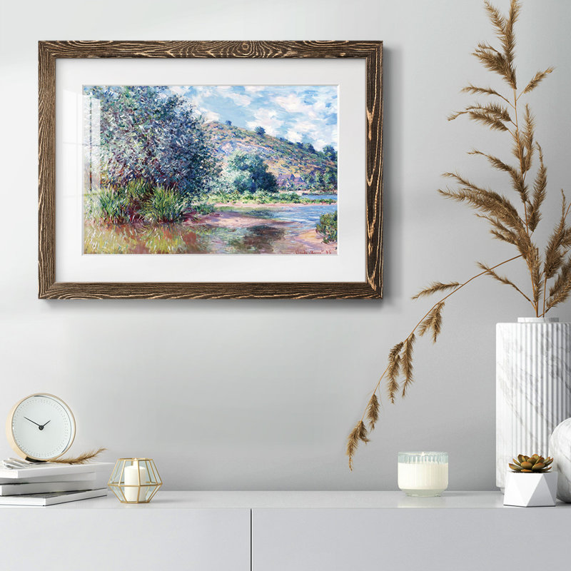 " Landscape At Port ", Walnut