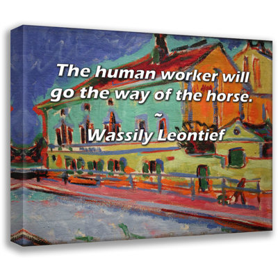 Astoria Grand Gallery Wrapped Canvas By Ronak Naneriya: "Coward people run far away from taking respo
