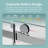 Finn 68–72'' W x 76'' H Frameless Single Sliding Shower Door with Soft-Close-114662400