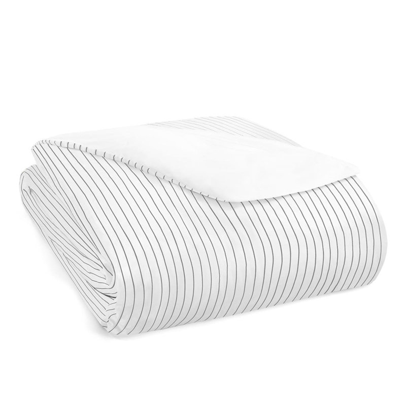 Duvet Cover Set, King Duvet Cover + 2 King Pillowcases, Silver Mist