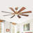 Trosclair 60'' 8- Blade Reversible DC Ceiling Fan with LED Lights and Remote Control