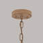Luminaire de style campagnard rustique traditionnel à 6 lumières de style campagnard à intensité variable-546782177
