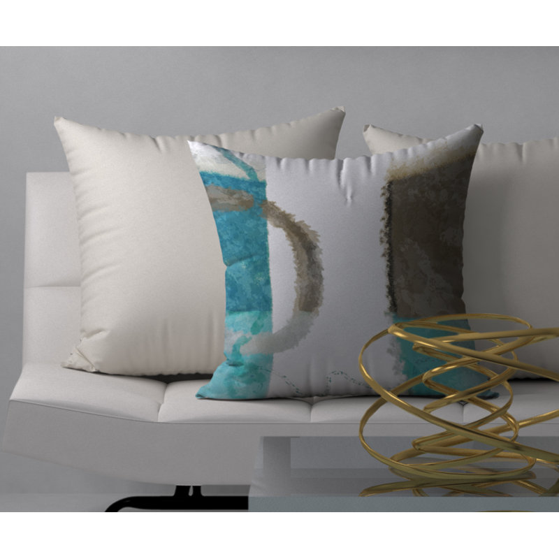 Housse de coussin carrée à fossette Lucky, 18 po x 18 po