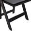 4 chaises pliantes en bois massif - Siège rembourré noir Facile à plier et peu encombrant, confortable pour les occasions intérieures et extérieures de coussin, de cadre, de pli, de salle à manger, de cuisine, de balcon, de fonctions-752884415