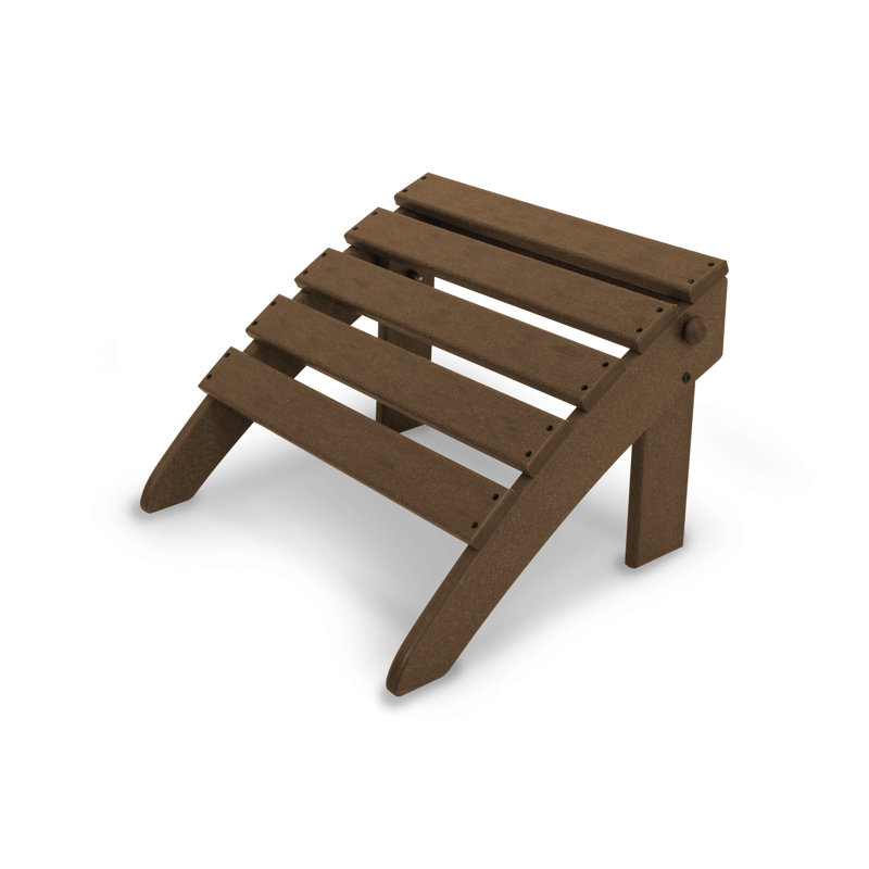 Repose-pieds pliant POLYWOOD Classics Classics, Teck