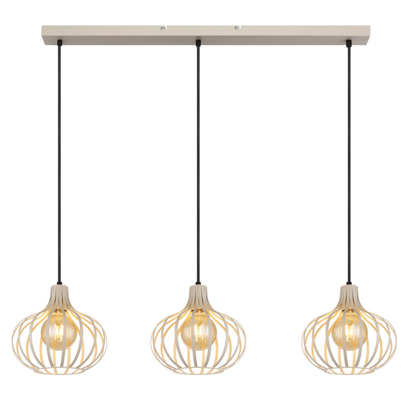 Anikah 3 - Light Bronze Geometric Pendant
