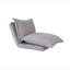 Fauteuil convertible convertible: canapé-lit avec dossier réglable et coussins