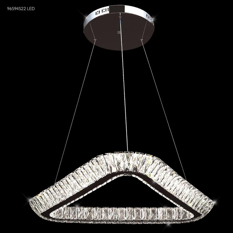 Lustre DEL en cristal galaxie