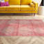 Tapis oriental rose / brun clair Asoncin (7 pi 6 po x 9 pi 6 po)-1656659386