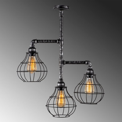 3 - Light Black Unique/Statement Pendant