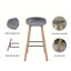 Counter Stool with Metal Frame-2113538837