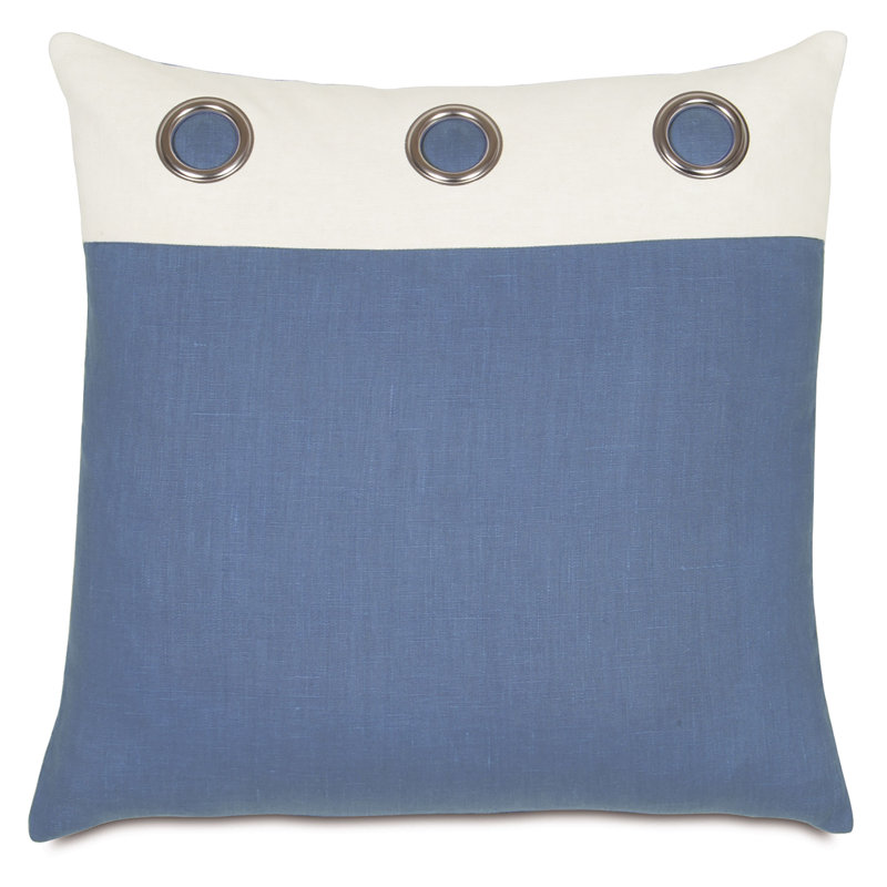 Maritime Square Pillow Cover & Insert, Faux Down