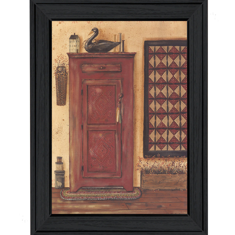 Old Red Pie Safe - impression encadrée