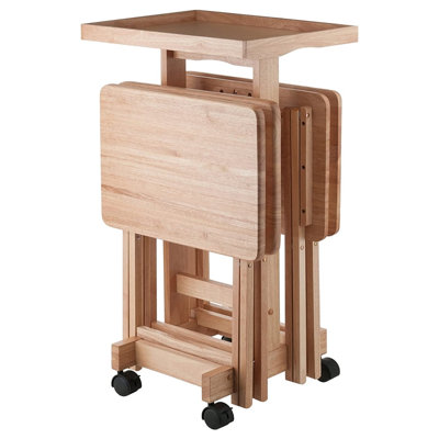  6-PC Snack Table Set Natural