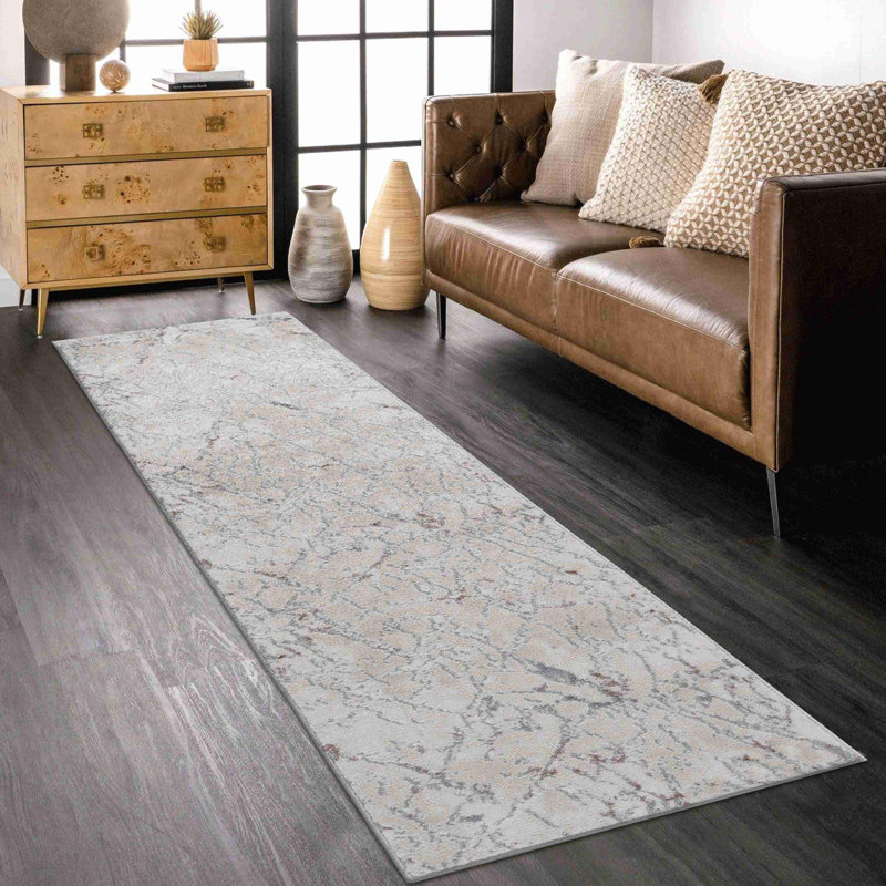 2X8 Contemporary Trendy Rectangle Area Rug, Runner 2' x 8'