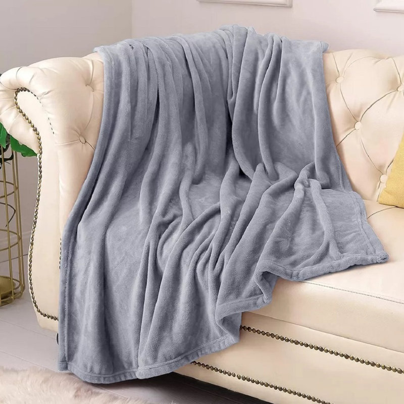 Fairmont Park Throw, Silver, 240cm W x 270cm L