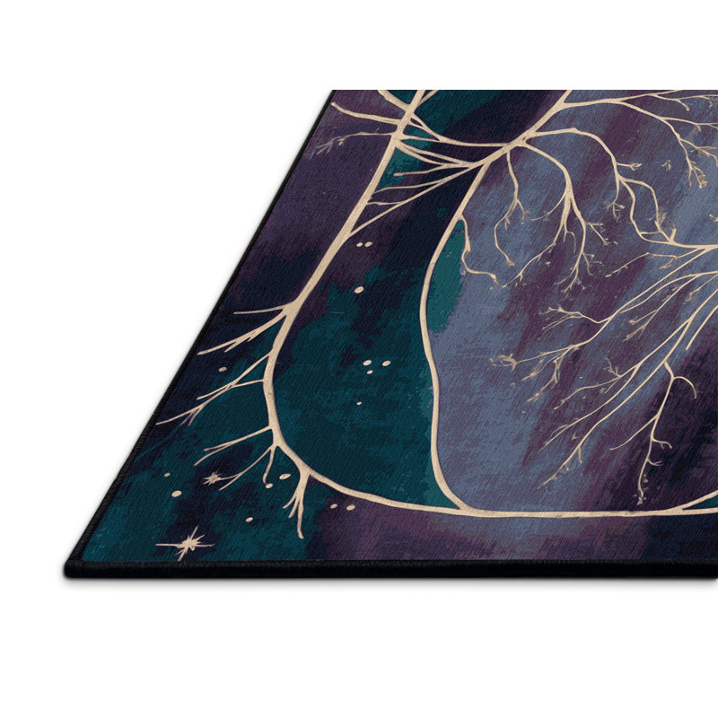 Verdant Whispers Rug, Round 6'