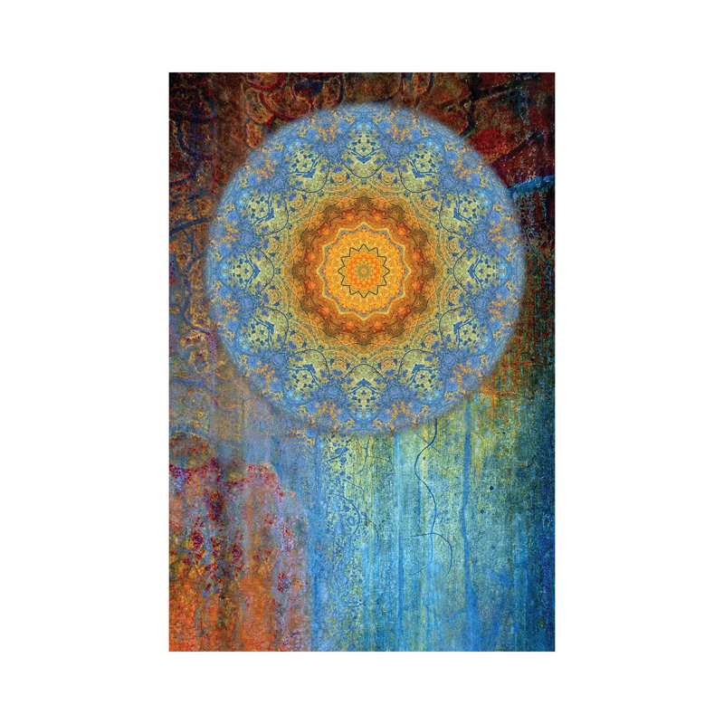 Azuma Mandala by LuAnn Ostergaard - Print on Canvas, Wrapped Canvas, 20.32 cm H x 30.48 cm W