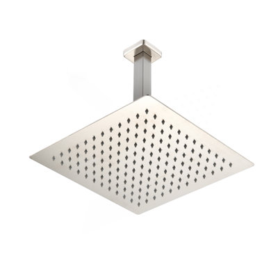 Ensemble de système de douche de plafond avec douche à main et pomme de douche 16 po