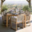 Chaises de patio en bois d'acacia Reese-1172115087