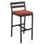 Tabouret de bar Chelsea Patio avec structure en aluminium thermolaqué et coussin amovible-105653552
