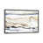 Toile encadrée de bois rustique foncé