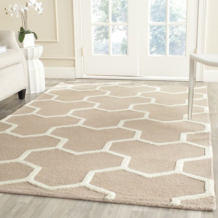Ellicott Hand Tufted Wool Geometric Rug