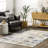 Daveign SpinClean Abstract Lines Machine Washable Area Rug-1420134947
