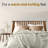 Kaylin Premium Solid Wood Platform Bed Frame with Headboard – 800 lb Capacity, No Box Spring Needed, Fits All Mattresses, 5-Year Warranty-73296058-73296059