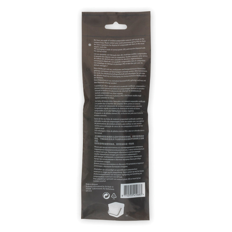 Sacs poubelle compostables Code S
