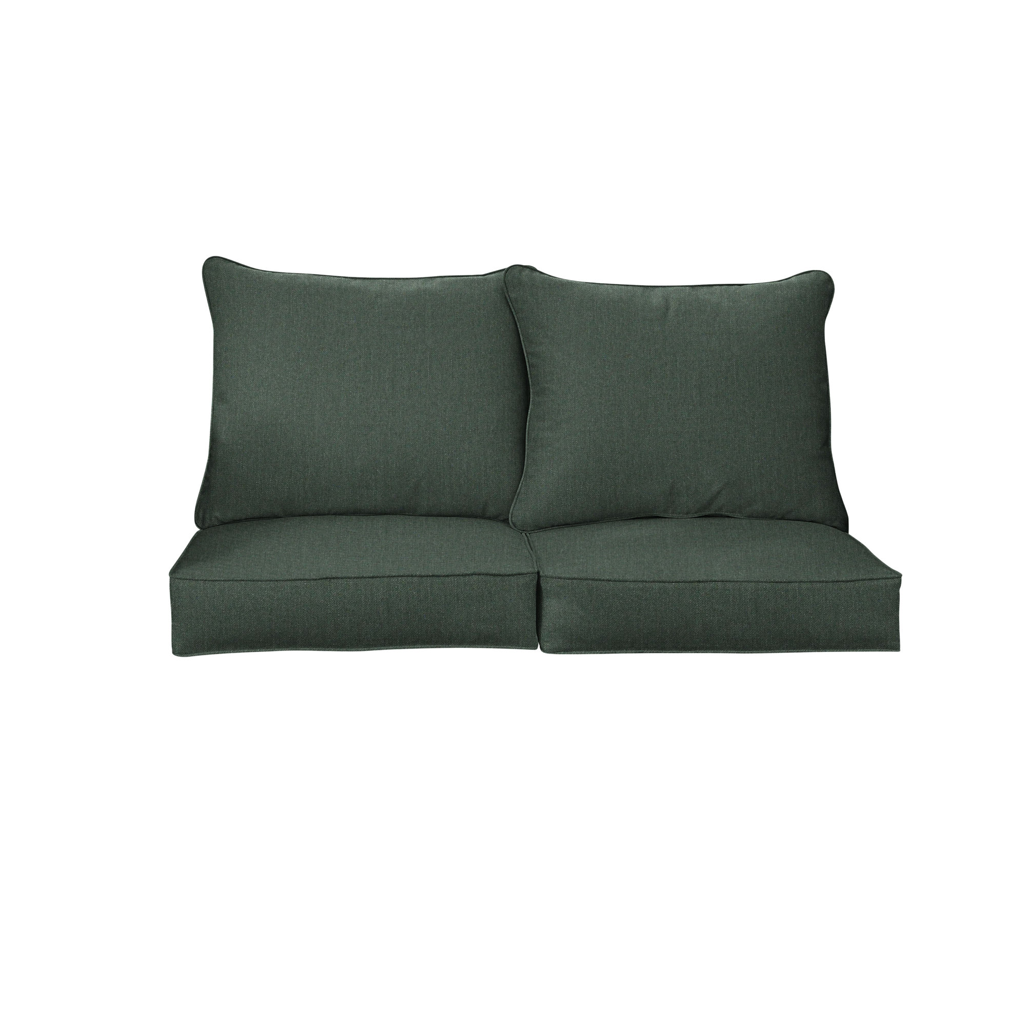 Davana Sunbrella Outdoor Loveseat, 23" W x 23.5" D, Cast Ivy Sunbrella® Plainweave
