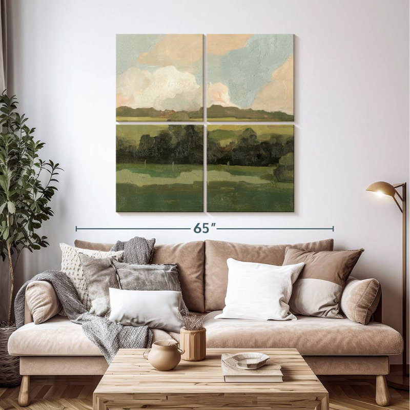Alvord Ochre Evening II, 45'' H x 45'' W