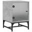 Genagra 35cm W Steel Bedside Table-72213906-110677787