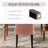 Demarrion Modern Extra-Wide Corduroy Upholstered Dining Side Chair – Solid Wood Frame, Ergonomic Full-Back Comfort-899067763