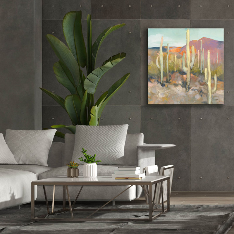 «Union Desert» par Julia Purinton, Union Rustic, H 37 po x l 37 po x P 1,5 po