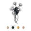 Coquette 5 Light Crystal LED Wall Sconce-194678767