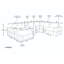 Canapé modulaire 7 pièces Benni