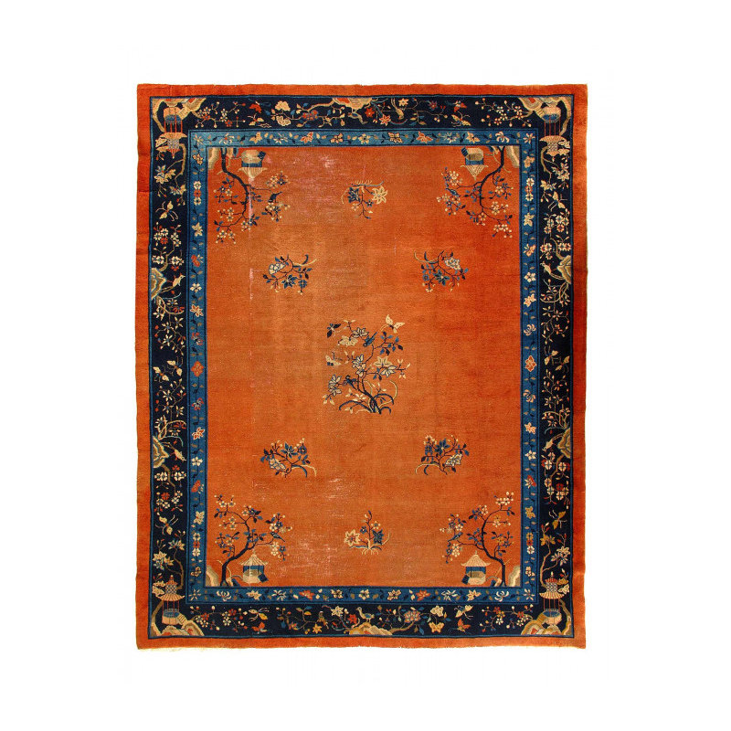 Chinese Antique Art Deco rug 9'3'' X 11'6''